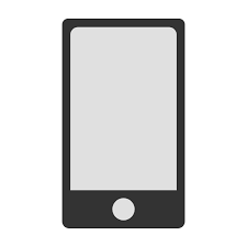 Mobile phone mockup illustration